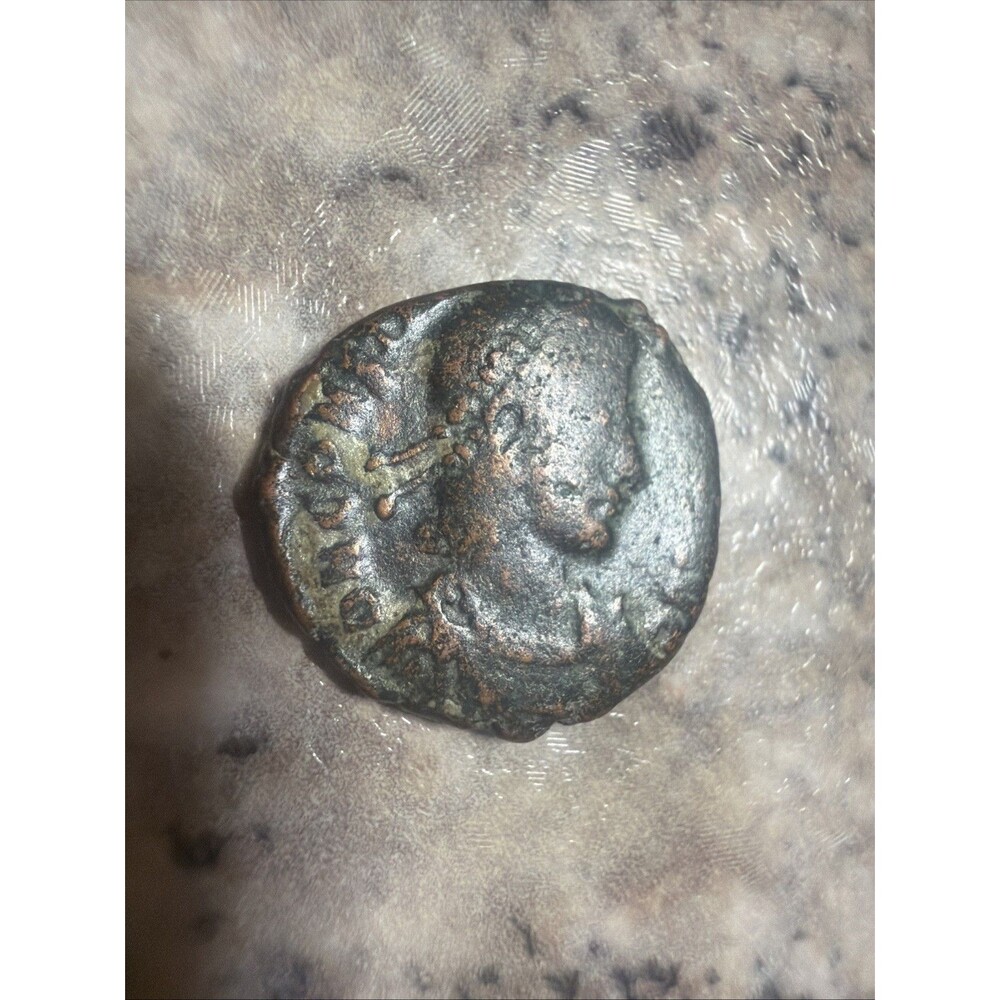 4th Century Roman Bronze Constantine Coin! Valuable Piece Of History!